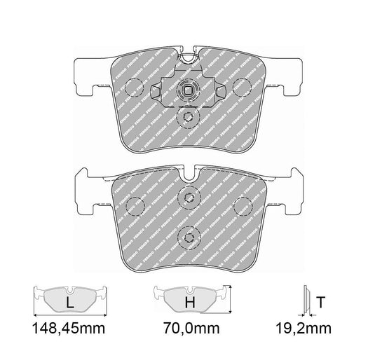 Pastiglie freno FERODO RACING DS2500 FCP4394H