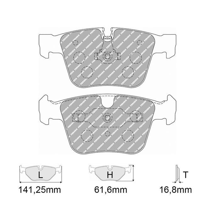 Pastiglie freno FERODO RACING DS2500 FCP4413H