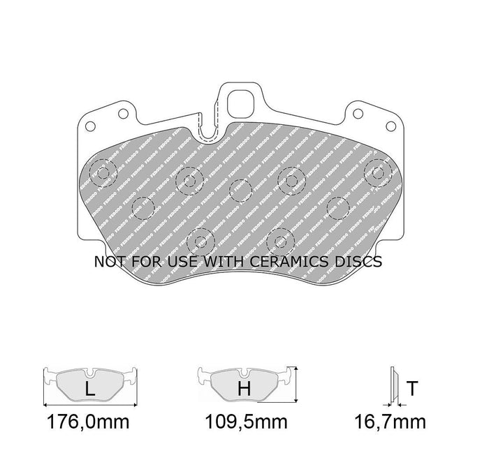 Pastiglie freno FERODO RACING DS2500 FCP4467H