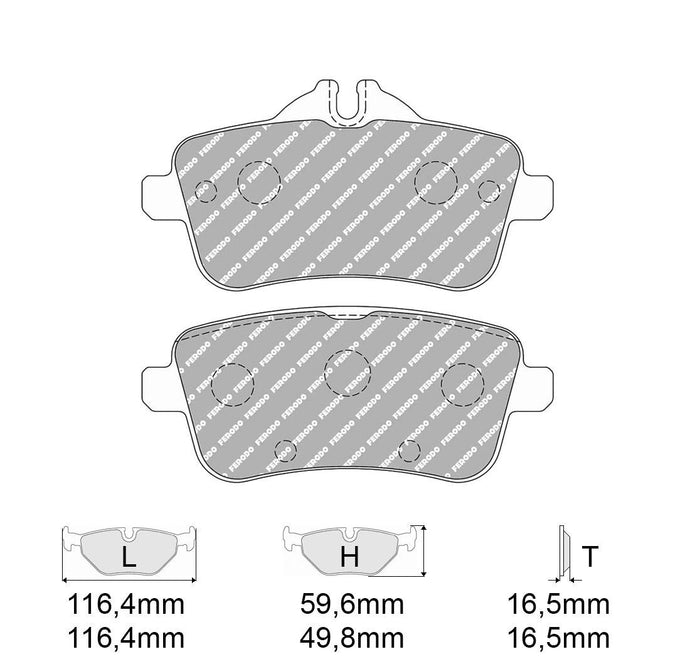 Pastiglie freno FERODO RACING DS2500 FCP4587H
