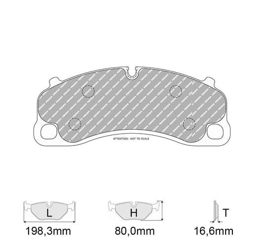 Pastiglie freno FERODO RACING DS1.11 FCP4664W