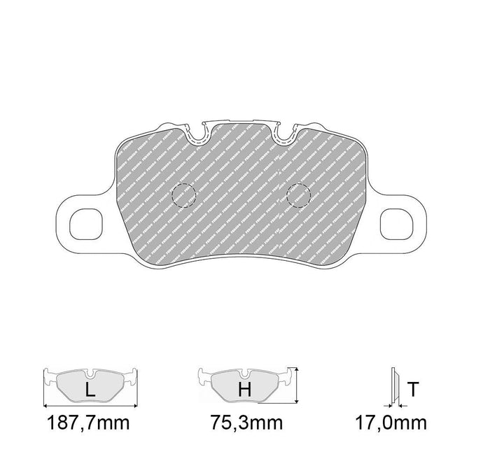 Pastiglie freno FERODO RACING DS1.11 FCP4665W