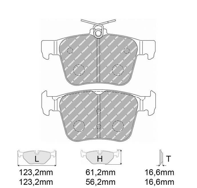 Pastiglie freno FERODO RACING DS2500 FCP4697H