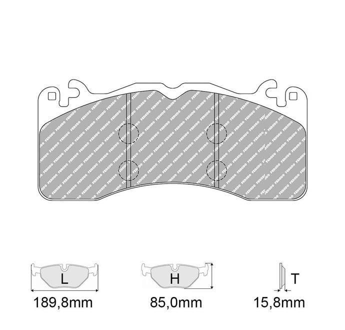 Pastiglie freno FERODO RACING DS2500 FCP4711H
