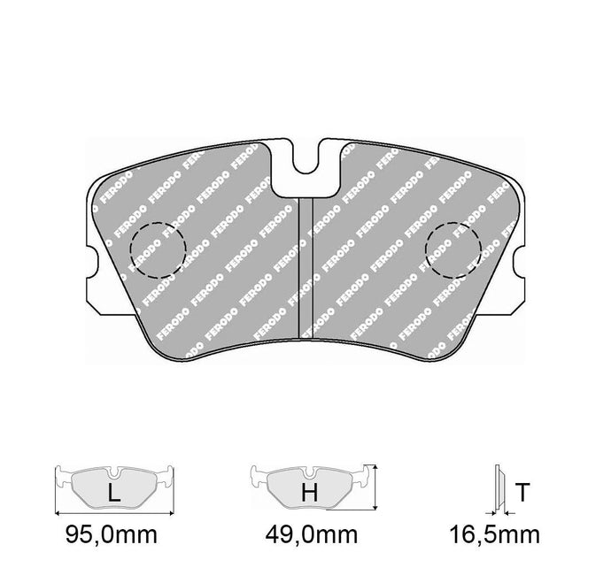 Pastiglie freno FERODO RACING DS2500 FCP546H