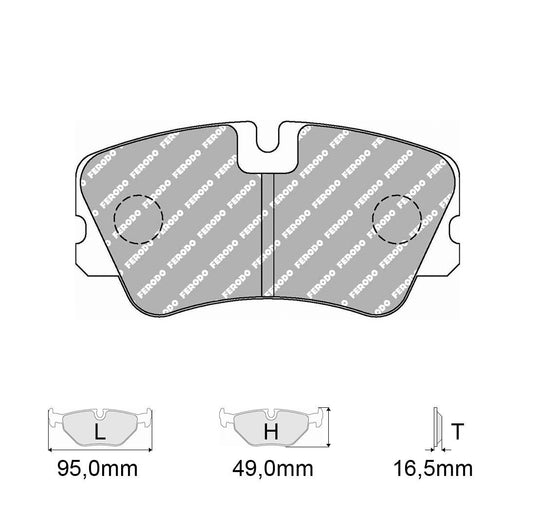 Pastiglie freno FERODO RACING DS2500 FCP546H