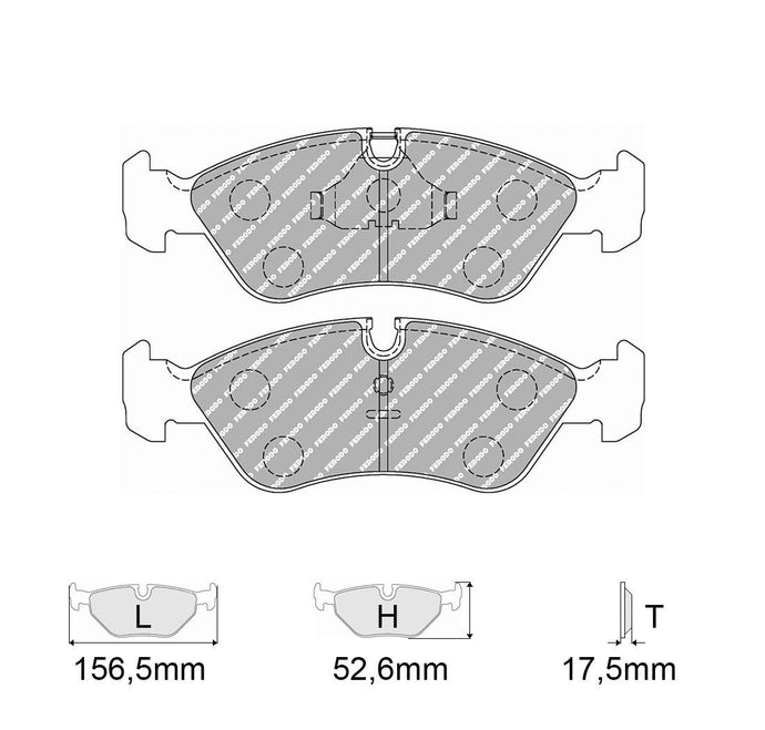 Pastiglie freno FERODO RACING DS3000 FCP584R