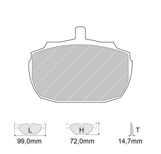 Pastiglie freno FERODO RACING DS2500 FCP832H
