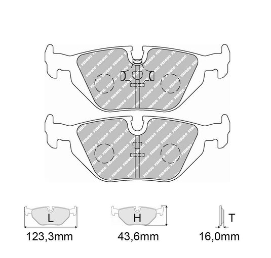 Pastiglie freno FERODO RACING DSUNO FCP850Z