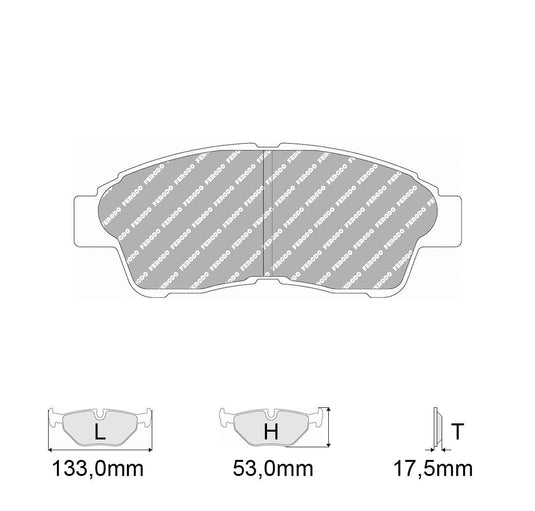 Pastiglie freno FERODO RACING DS2500 FCP867H