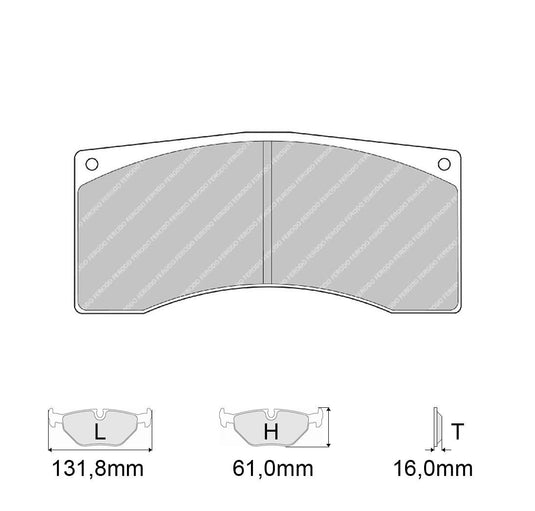 Pastiglie freno FERODO RACING DS1.11 FRP1077W