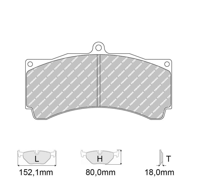 Pastiglie freno FERODO RACING DS3000 FRP3003R