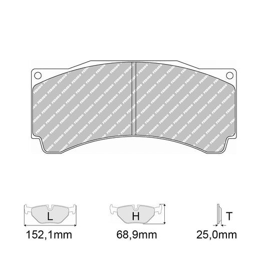 Pastiglie freno FERODO RACING DS3000 FRP3014R