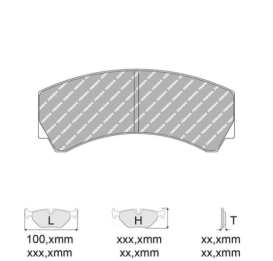 Pastiglie freno FERODO RACING DS3000 FRP3018R