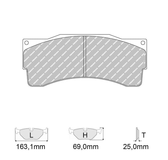 Pastiglie freno FERODO RACING DS3000 FRP3039R