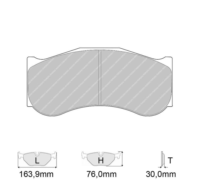 Pastiglie freno FERODO RACING DS1.11 FRP3046W