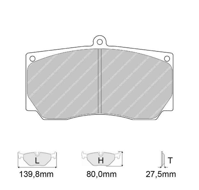 Pastiglie freno FERODO RACING DS1.11 FRP3053W