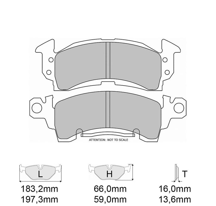 Pastiglie freno FERODO RACING DSUNO FRP3057Z