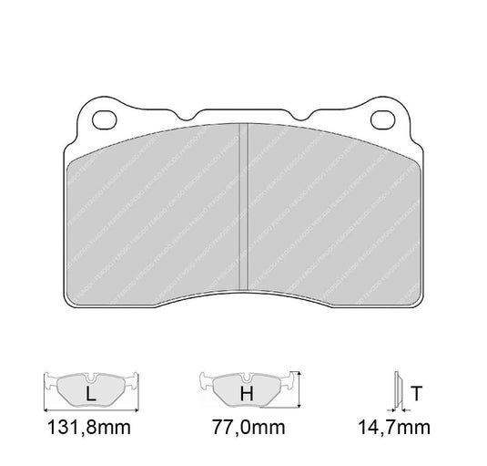 Pastiglie freno FERODO RACING DS1.11 FRP3067W