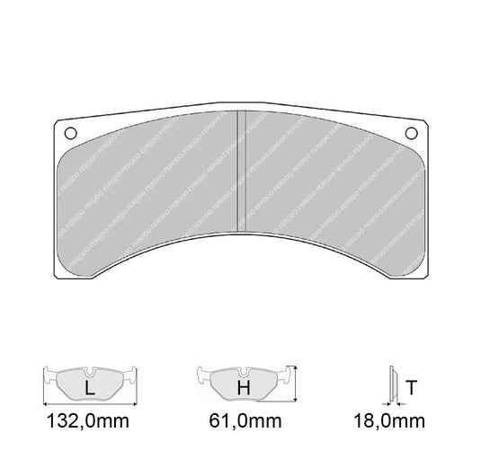 Pastiglie freno FERODO RACING DS3000 FRP3070R