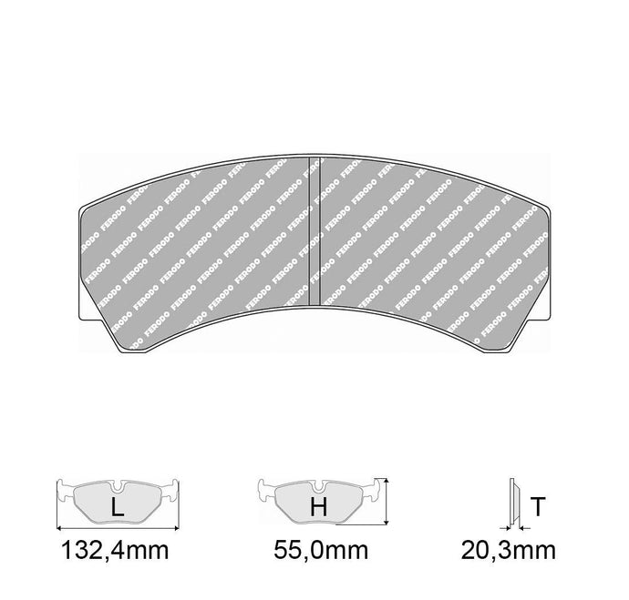 Pastiglie freno FERODO RACING DS3000 FRP3073R