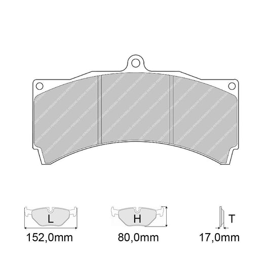 Pastiglie freno FERODO RACING DS3000 FRP3076R