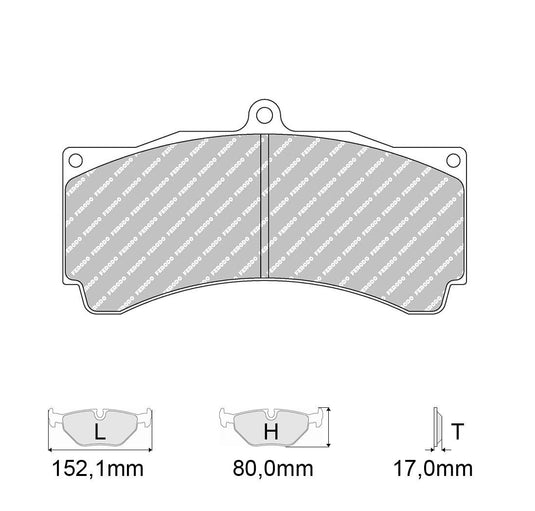 Pastiglie freno FERODO RACING DS3000 FRP3077R