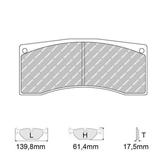 Pastiglie freno FERODO RACING DS1.11 FRP3087W