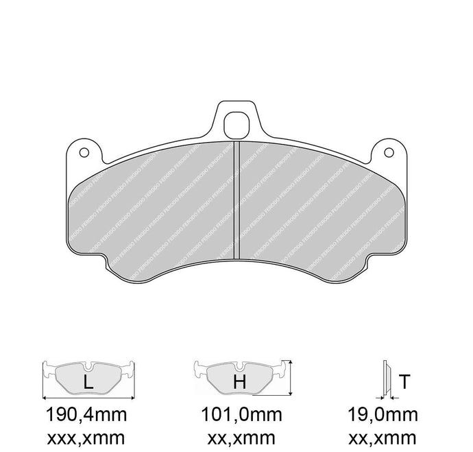 Pastiglie freno FERODO RACING DS2500 FRP3096H