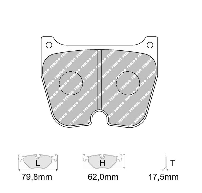 Pastiglie freno FERODO RACING DS3000 FRP3113R