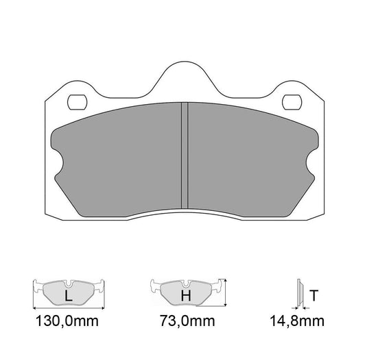Pastiglie freno FERODO RACING DS2500 FRP3115H