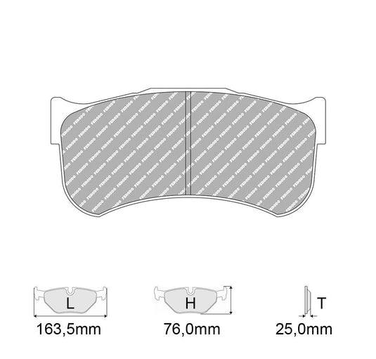Pastiglie freno FERODO RACING DSUNO FRP3128Z