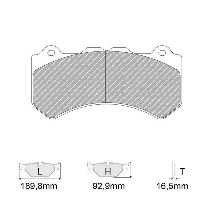 Pastiglie freno FERODO RACING DS2500 FRP3133H