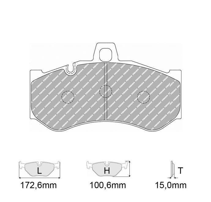 Pastiglie freno FERODO RACING DS2500 FRP3141H