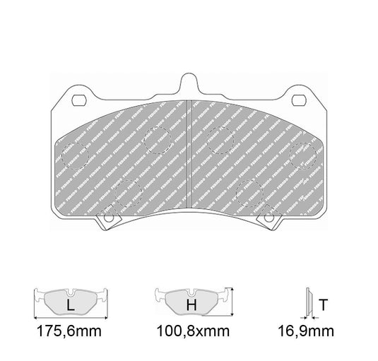 Pastiglie freno FERODO RACING DS2500 FRP3147H