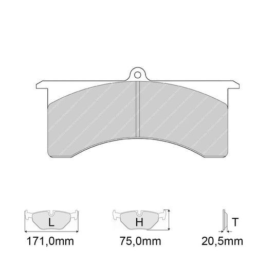 Pastiglie freno FERODO RACING DS1.11 FRP503W