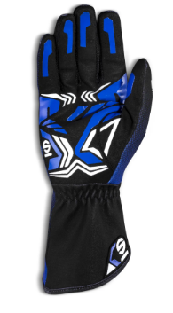 Guanti kart SPARCO RUSH - blu reflex nero