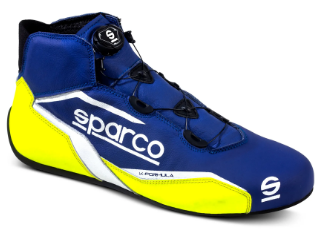 Scarpa kart SPARCO K-FORMULA - azzurro giallo fluo