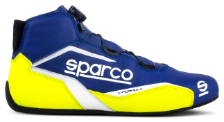 Scarpa kart SPARCO K-FORMULA - azzurro giallo fluo