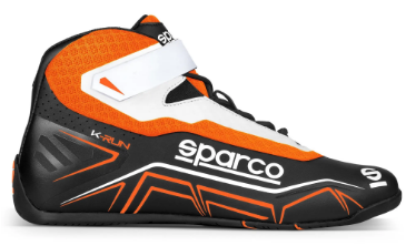 Scarpa kart SPARCO K-RUN - nero arancio fluo