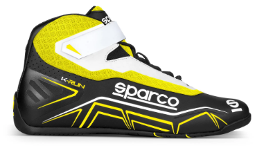 Scarpa kart SPARCO K-RUN - nero giallo fluo