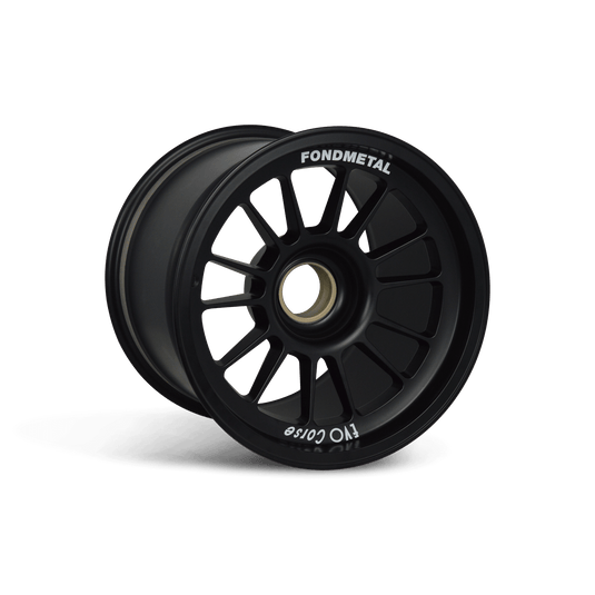 Cerchio in lega EVO CORSE Formula Corse 10 x 13 pollici nero opaco