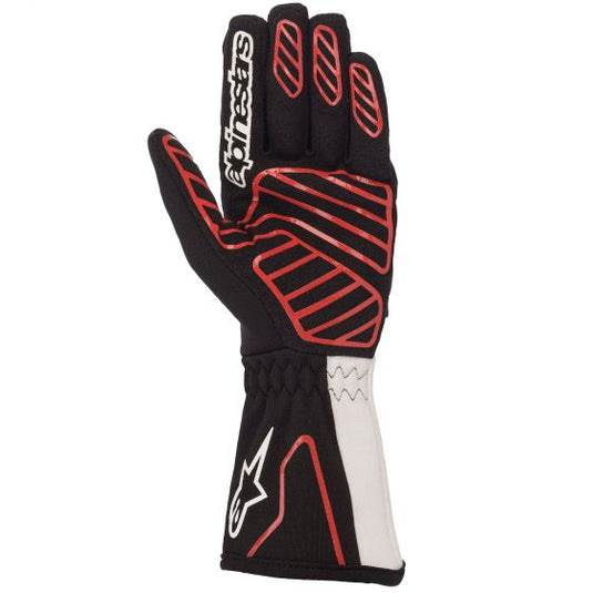 Guanti kart ALPINESTARS TECH 1-K V2 - nero arancio fluo