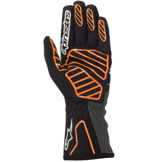 Carica immagine in Galleria Viewer, Guanti kart ALPINESTARS TECH 1-K V2 - nero arancio fluo
