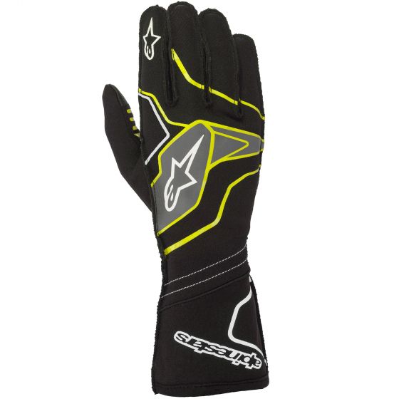 Guanti kart ALPINESTARS TECH 1-KX V2 - nero giallo fluo antracite