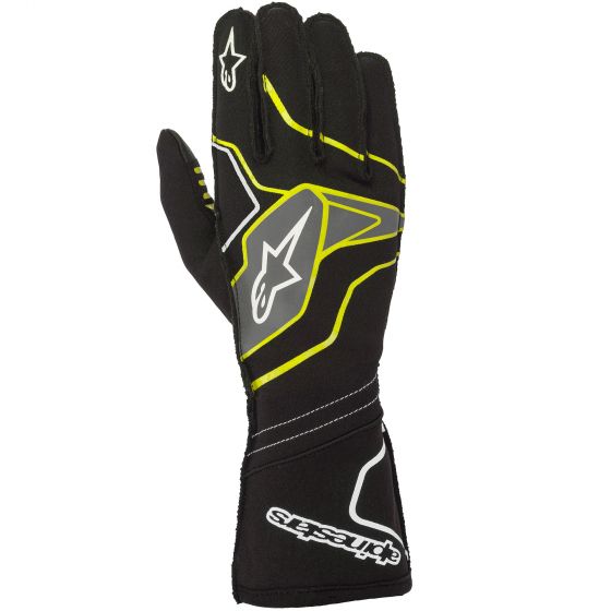 Carica immagine in Galleria Viewer, Guanti kart ALPINESTARS TECH 1-KX V2 - nero giallo fluo antracite
