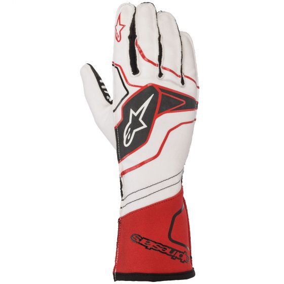 Carica immagine in Galleria Viewer, Guanti kart ALPINESTARS TECH 1-KX V2 - bianco rosso nero
