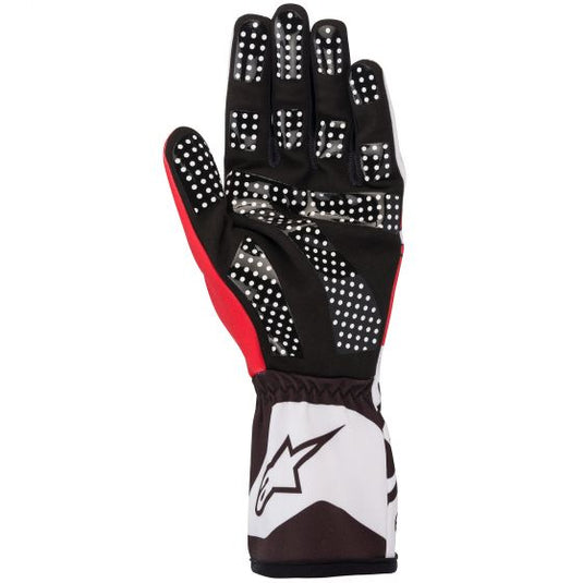 Guanti kart ALPINESTARS TECH 1-K Race V2 - bianco rosso