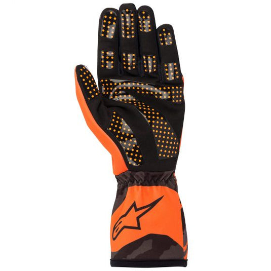 Guanti kart ALPINESTARS TECH 1-K Race V2 - arancio fluo nero