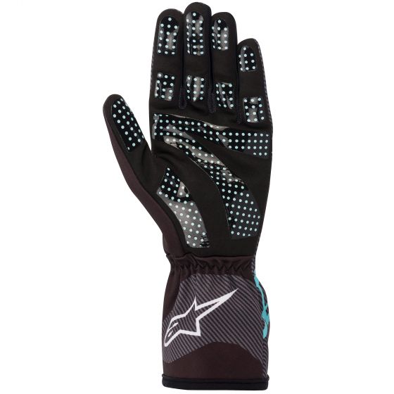 Carica immagine in Galleria Viewer, Guanti kart ALPINESTARS TECH 1-K Race V2 - nero turchese

